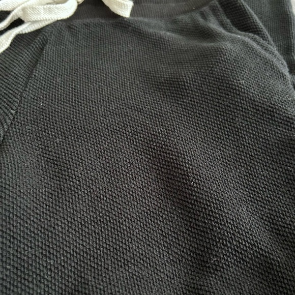 Aerie Black Waffle Knit Joggers Size XS - Picture 5 of 9